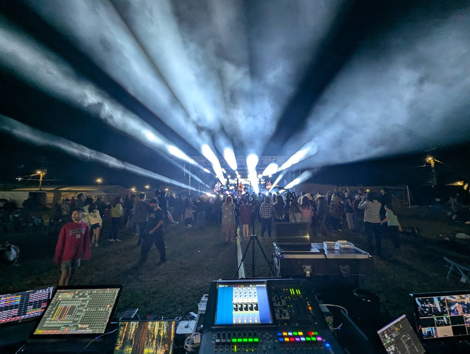 Elysian Sound & Light production at a live concert