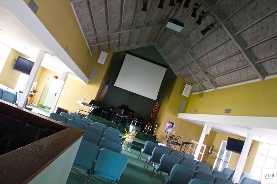 Sound Install, Granada Hills Baptist Church, Granada Hills, CA